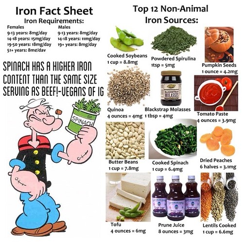 Foods High in Iron